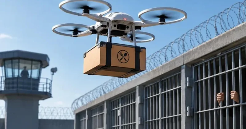 Kanada’nın yüksek güvenlikli hapishanesinde drone skandalı! Mahkûma hamburger menüsü ulaştırıldı