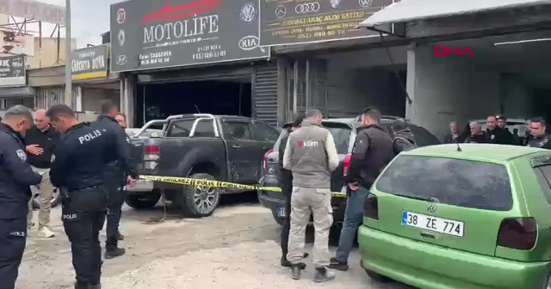 Kayseri’de oto tamirhanesinde silahlı kavga: Yaralılar var
