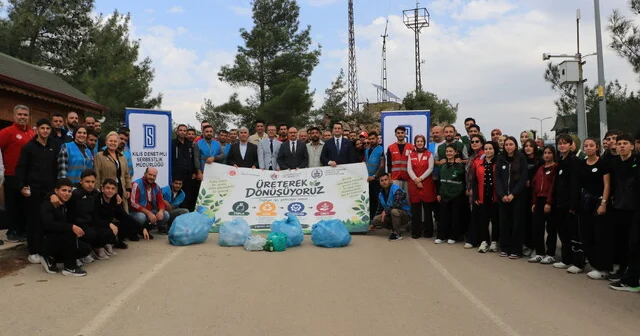 Kilis te yükümlüler çevre temizliği etkinliğine katıldı Kilis Haberleri Habertürk Yerel Haberler