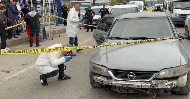 Samsun Canik te iddiaya göre bıçaklanan kişinin otomobilinin lastikleri kesildi
