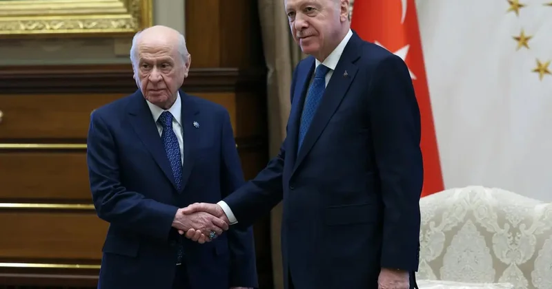 Erdoğan ile Bahçeli arasında sürpriz görüşme