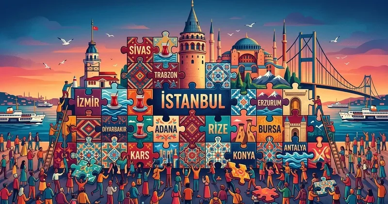 İstanbul’un hemşehri haritası ortaya çıktı! İlçelere göre en çok hangi şehirliler var?