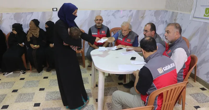 Sadakataşı Suriye’de 2 bin aileye gıda yardımı ulaştırdı