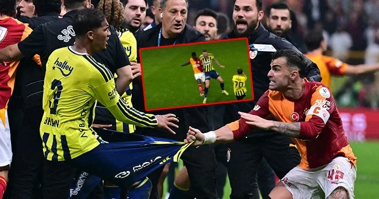 Galatasaray Fenerbahçe derbisindeki pozisyon penaltı mı? Hakemler konuştu!