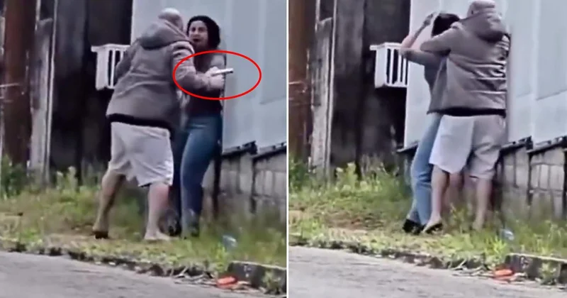 Kadının başına silah dayadı! Polis gözünün yaşına bakmadı