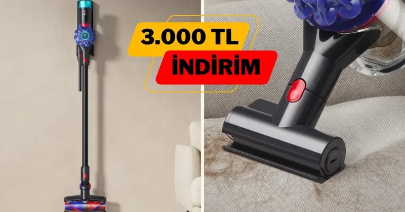 Kablosuz temizlikte 3.000 TL indirim: Dyson V10 Konical