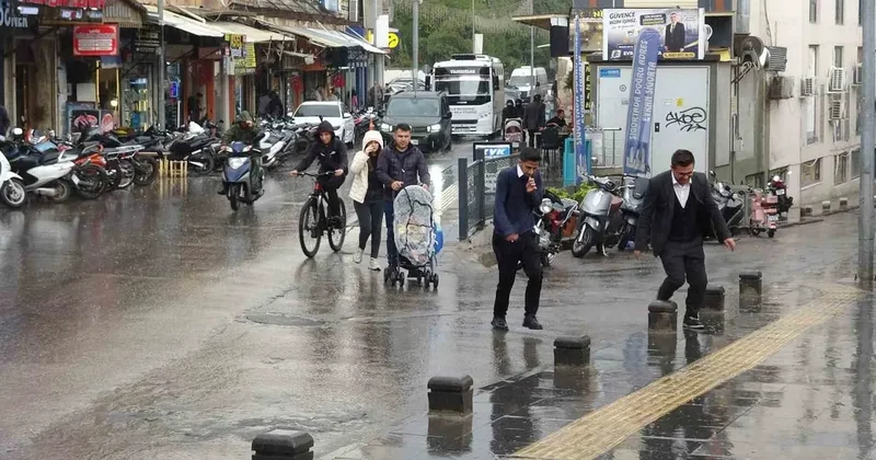Kilis’te kuvvetli yağış etkili oldu