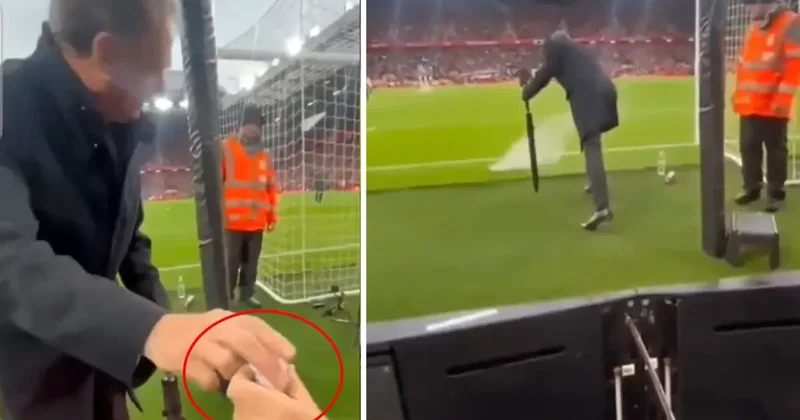 Babasının küllerini Anfield çimlerine döktürdü