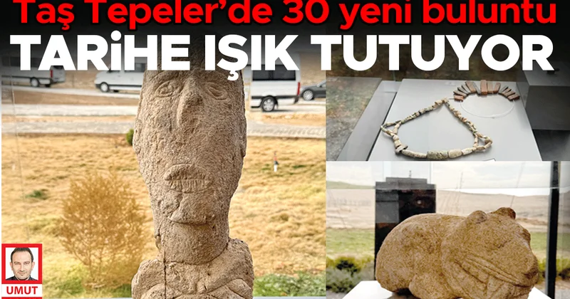 Taş tepeler’de 30 yeni buluntu