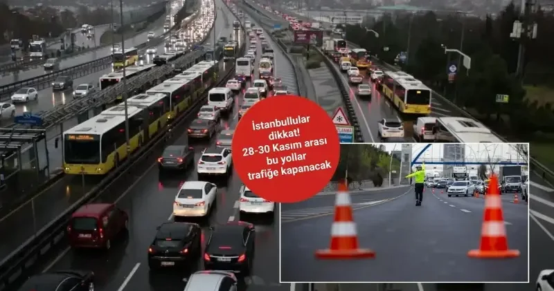 TRAFİĞE PAPA AYARI! İstanbullular dikkat: Valilik Alternatif yolları kullanın dedi, işte kapanacak yollar tam liste İstanbul Haberleri