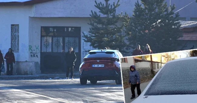 Bir kent resmen dondu: Araçlarını halılar ile soğuktan korudular