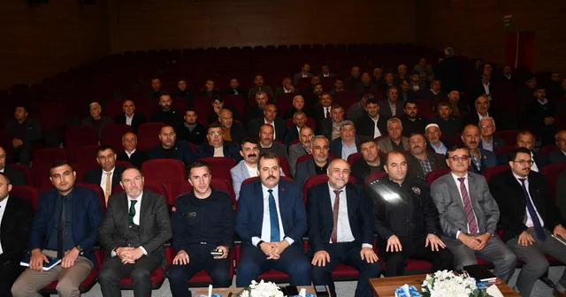 Vezirköprü de muhtarlara yönelik bilgilendirme ve istişare toplantısı düzenlendi Samsun Haberleri