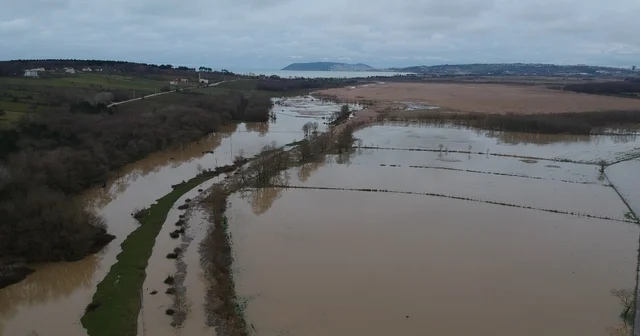 Sinop ta dere taşkınları tedirgin ediyor Sinop Haberleri