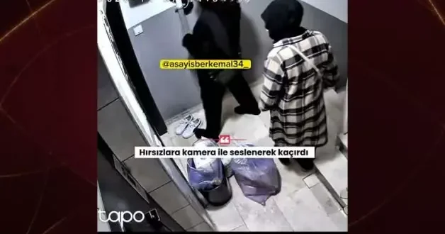 Hırsızların sinsi planı fena patladı! Ev sahibinin tek sesiyle arkalarına bakmadan kaçtılar