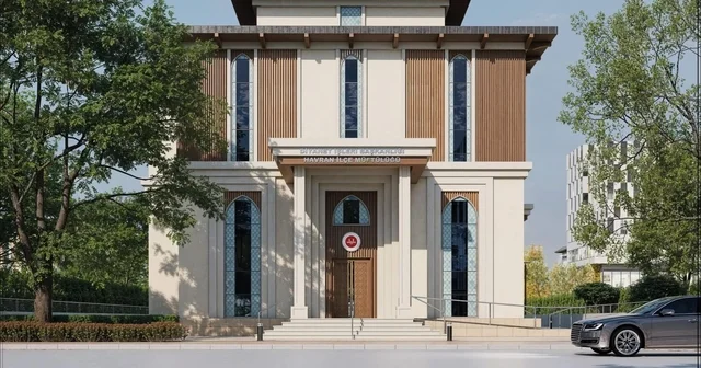 Havran da yapımı başlayan Kur an Kursu ve müftülük binası inşaatı incelendi Balıkesir Haberleri