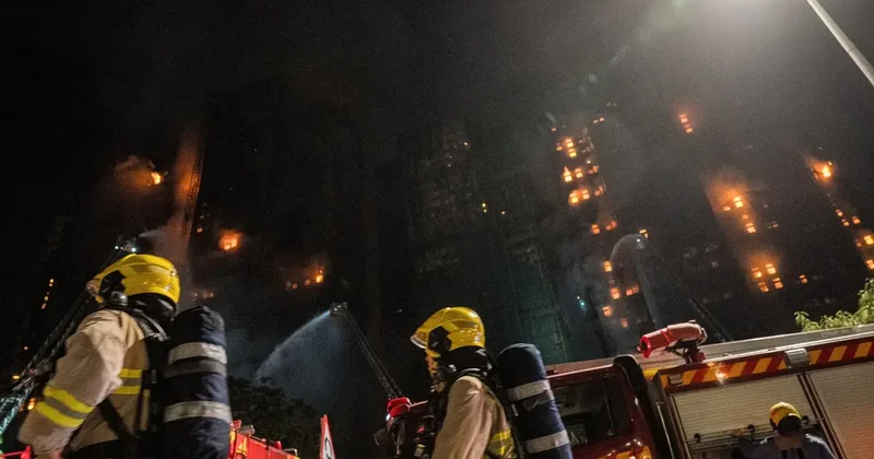 Hong Kong cehennemi! Yangın devam ediyor: Can kaybı 44 oldu, 279 kişiden haber alınamıyor!