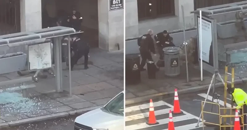 ABD yi sarsan olaydan ilk görüntüler! Saldırgan böyle yakalandı