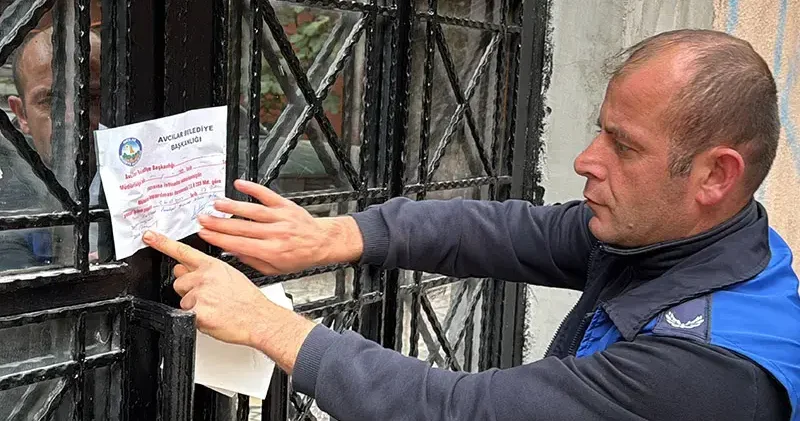 Avcılar da ruhsatsız pasta imalathanesi mühürlendi