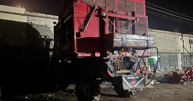 Şanlıurfa da biçerdöverin 1 milyon TL değerindeki parçaları çalındı Şanlıurfa Haberleri