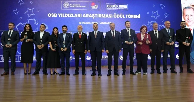 Mekap, OSB Yıldızları ödülüne layık görüldü Trabzon Haberleri