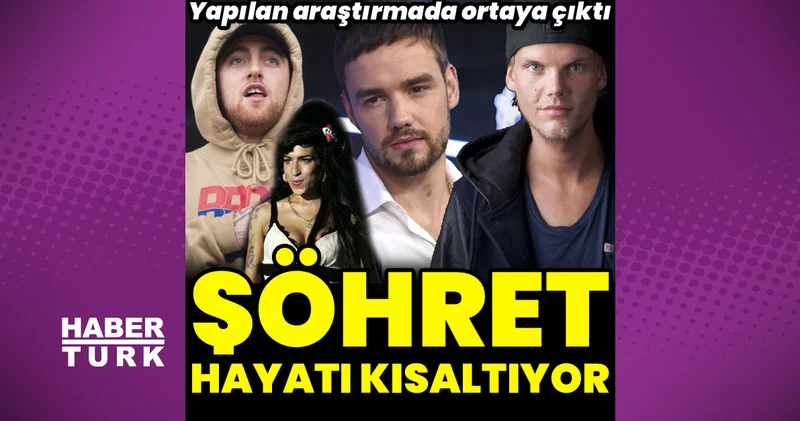 Şöhret, ünlü müzisyenlerin ömrünü kısaltıyor