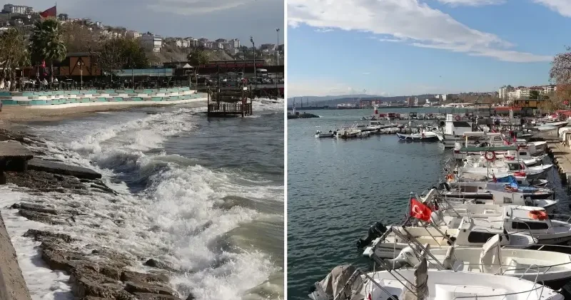 Tekirdağ da lodos engeli: 2 gündür deniz ulaşımı aksıyor Tekirdağ Haberleri