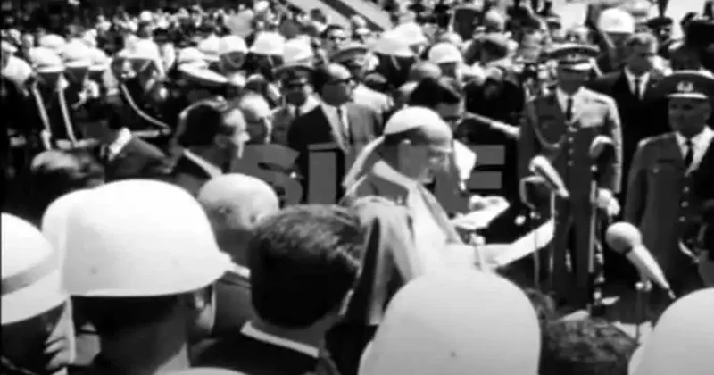 Ankara ya ilk Papa ziyaretinin görüntüleri ortaya çıktı