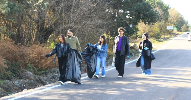 Yayladan 1 saatte 1,4 ton atık toplandı Tokat Haberleri