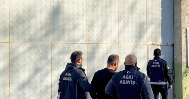 Ağrı da çeşitli suçlardan hükümlü cezaevi firarisi yakalanıp yeniden cezaevine konuldu Ağrı Haberleri