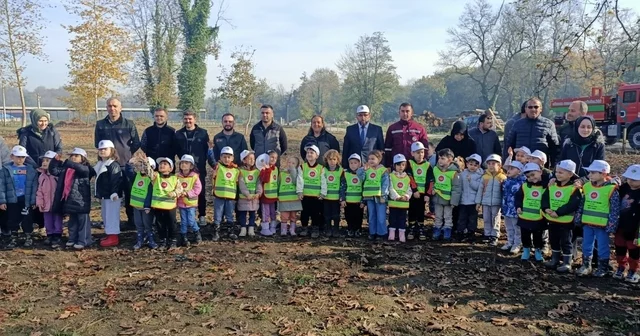 4 6 yaş Kur an kursu öğrencileri fidan dikti Düzce Haberleri