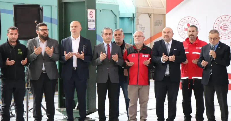 Cansuyu nun katkıda bulundupu yardım treni yola çıktı