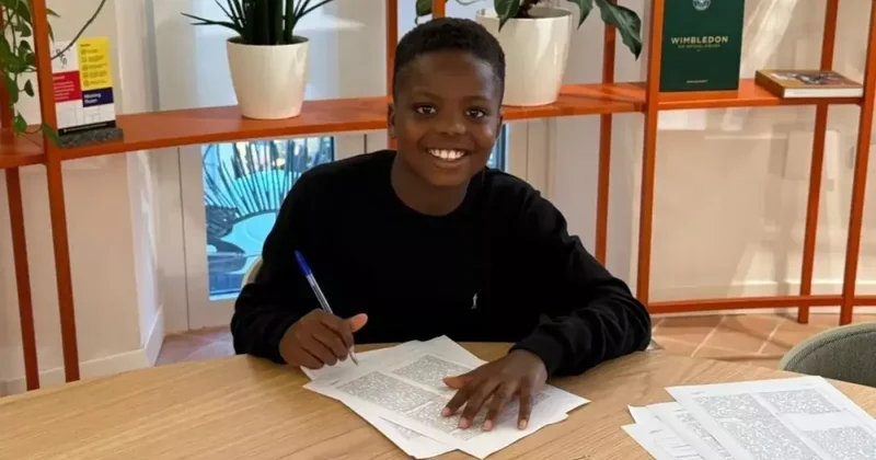 52 maçta 145 gol attı! 11 yaşındaki yıldız adayı dünyaca ünlü markayla sözleşme imzaladı