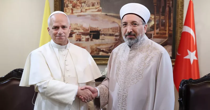 Diyanet İşleri Başkanı Arpaguş, Papa 14. Leo ile görüştü