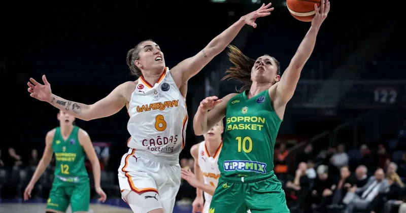 Galatasaray 104 sayı attı! Macar rakibe iki kat fark