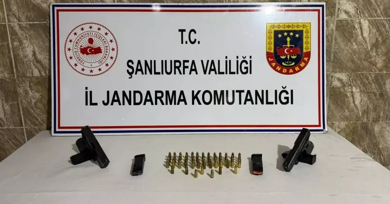 Şanlıurfa’da 5 ruhsatsız silah ele geçirildi
