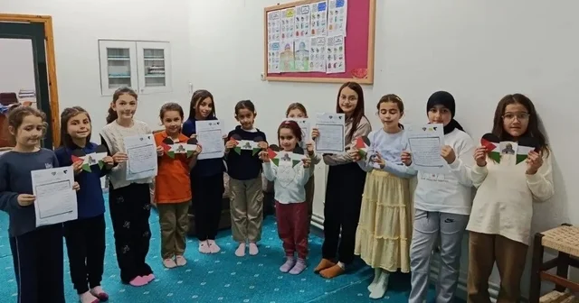 Sinoplu çocuklardan Gazze deki akranlarına mektup Sinop Haberleri