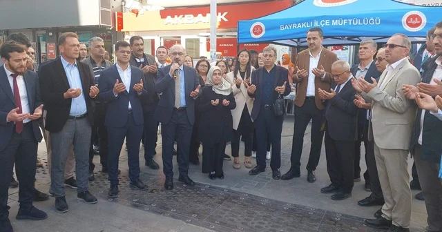 Bayraklı Müftülüğü nden Gazze için yardım etkinliği İzmir Haberleri