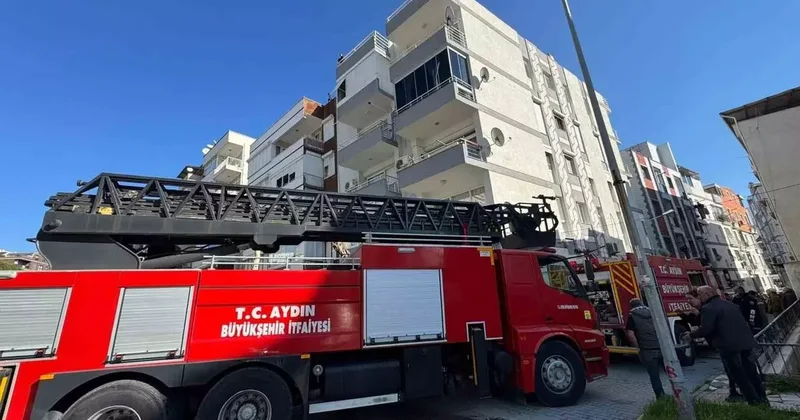 Söke’de evin aspiratöründen çıkan yangın korkuttu