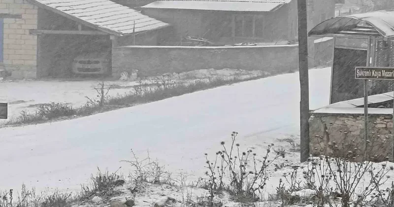 Eskişehir’in kırsalı beyaza büründü