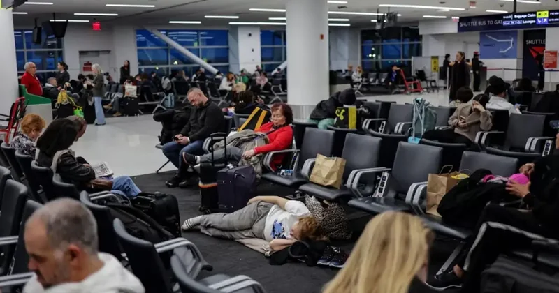 ABD yi sarsan fırtınalar tatil dönüşlerini kabusa çevirdi: Binlerce uçuş iptal