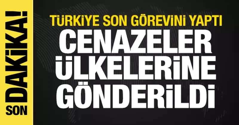Ankara da ölen Libya heyetinin cenazeleri ülkelerine gönderildi
