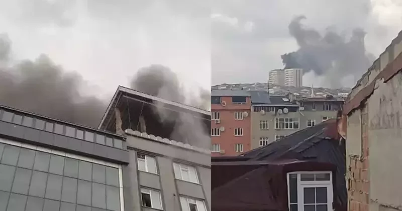 Sultangazi de tekstil atölyesinde yangın