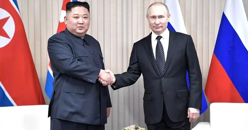 Kuzey Kore lideri Kim den Rusya Devlet Başkanı Putin e yılbaşı mesajı