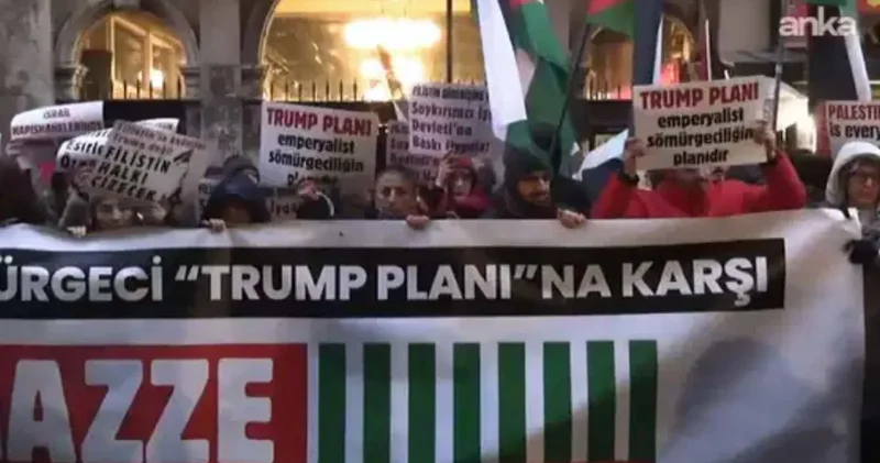 Filistin Eylem Komitesi, Trump ın Gazze planını protesto etti