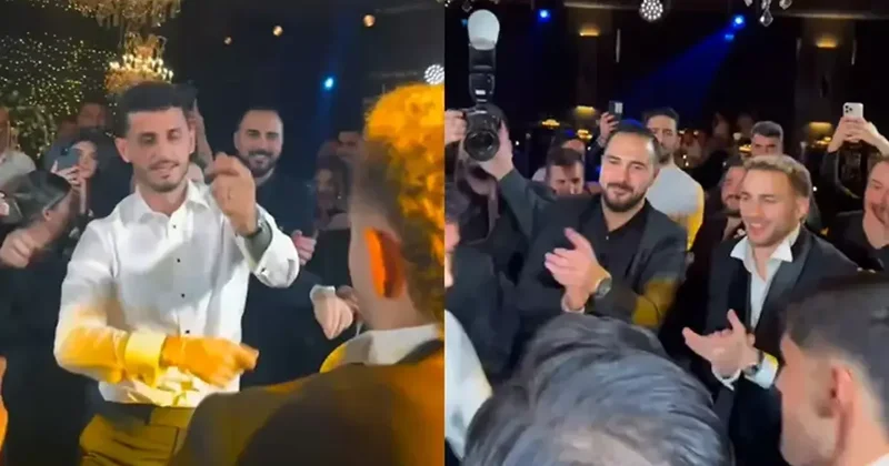 Samet Akaydin dünyaevine girdi: Milli yıldızlar düğünde coştu Fanatik Spor Haberleri Video