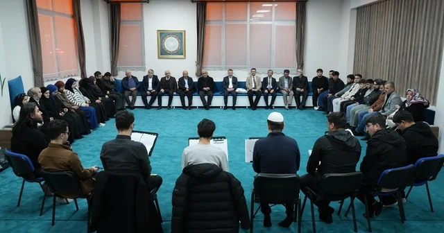 Rektör Kırışık İlahiyat Fakültesi Arapça hazırlık öğrencileriyle buluştu Karabük Haberleri