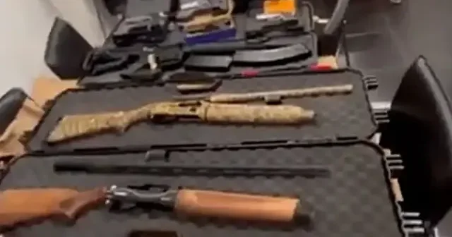 Edirne de sınırda çok sayıda kaçak silah ve mermi yakalandı VİDEO İZLE