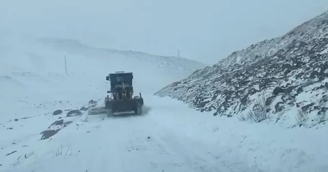 850 metre rakımlı Iğdır Tuzluca da kar yağışı etkili oluyor Iğdır Haberleri