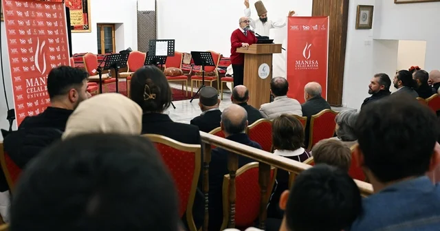 MCBÜ Bilim Kafe de, Tasavvuf Musikisi Eşliğinde Mevlâna ve Mevlevîlik konuşuldu Manisa Haberleri