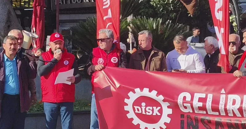 DİSK’ten asgari ücret eylemi: Açlık sınırının bile altında